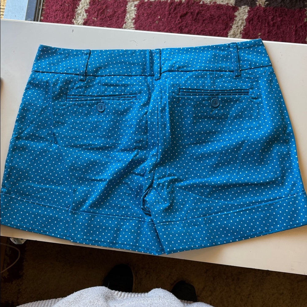 Blue Polka Dot Shorts - Picture 6 of 6